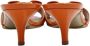 Salvatore Ferragamo Pre-owned Leather sandals Orange Dames - Thumbnail 4