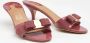 Salvatore Ferragamo Pre-owned Leather sandals Pink Dames - Thumbnail 3