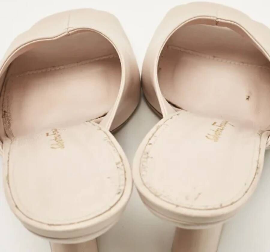 Salvatore Ferragamo Pre-owned Leather sandals Pink Dames