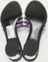 Salvatore Ferragamo Pre-owned Leather sandals Purple Dames - Thumbnail 6