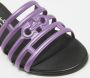 Salvatore Ferragamo Pre-owned Leather sandals Purple Dames - Thumbnail 7