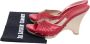 Salvatore Ferragamo Pre-owned Leather sandals Red Dames - Thumbnail 7