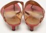 Salvatore Ferragamo Pre-owned Leather sandals Red Dames - Thumbnail 5