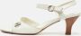Salvatore Ferragamo Pre-owned Leather sandals White Dames - Thumbnail 2