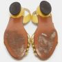 Salvatore Ferragamo Pre-owned Leather sandals Yellow Dames - Thumbnail 5