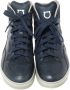 Salvatore Ferragamo Pre-owned Leather sneakers Blue Dames - Thumbnail 2