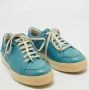 Salvatore Ferragamo Pre-owned Leather sneakers Blue Dames - Thumbnail 4