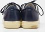 Salvatore Ferragamo Pre-owned Leather sneakers Blue Heren - Thumbnail 5