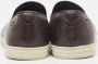 Salvatore Ferragamo Pre-owned Leather sneakers Brown Dames - Thumbnail 5