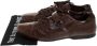Salvatore Ferragamo Pre-owned Leather sneakers Brown Heren - Thumbnail 7