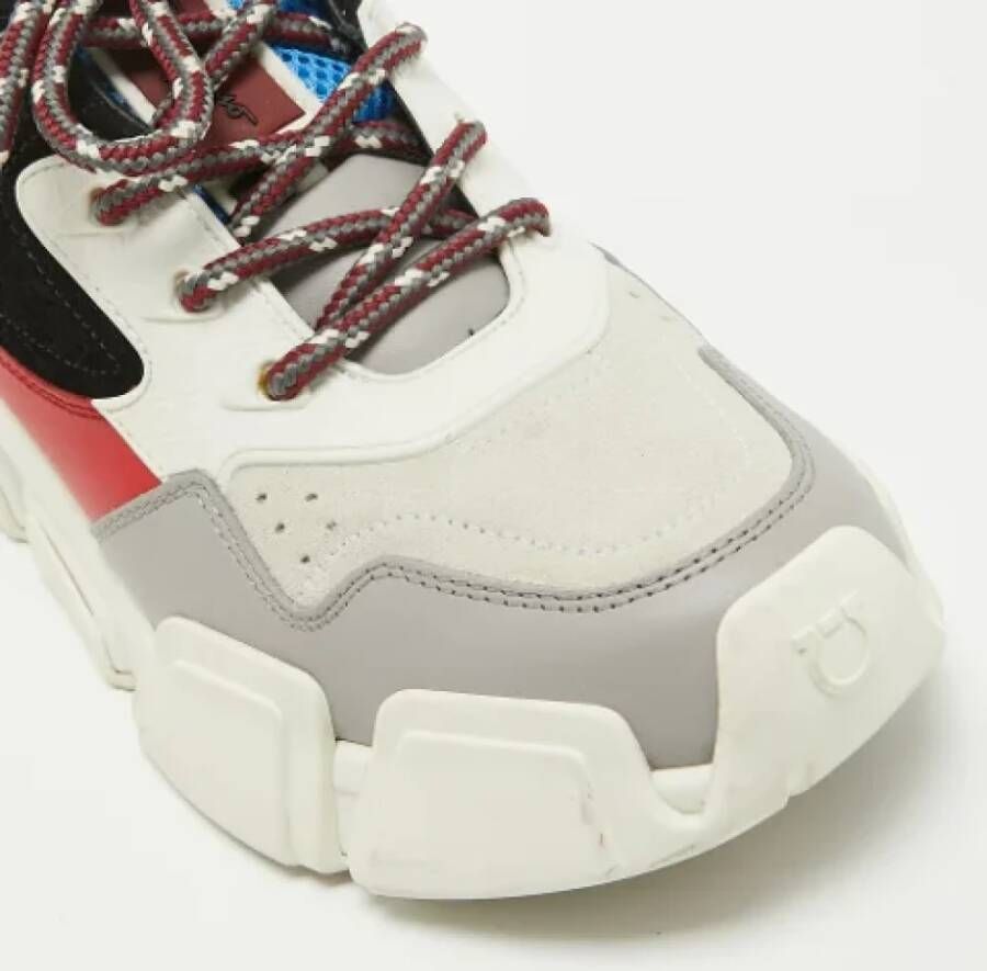 Salvatore Ferragamo Pre-owned Leather sneakers Multicolor Dames