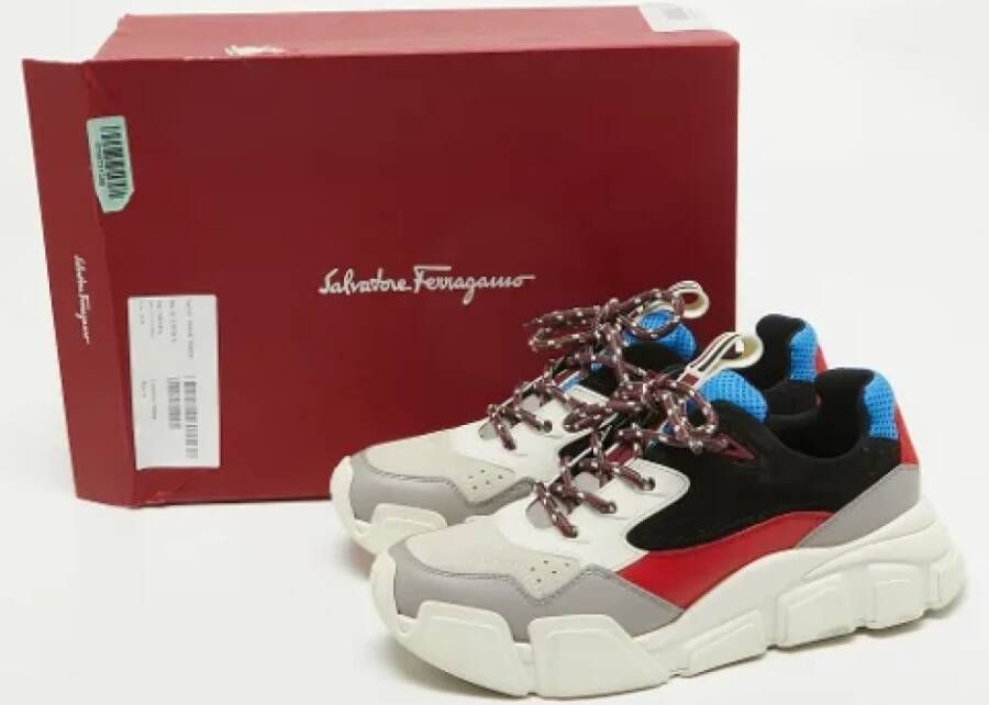 Salvatore Ferragamo Pre-owned Leather sneakers Multicolor Dames