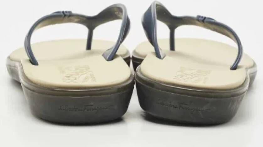 Salvatore Ferragamo Pre-owned Rubber sandals Blue Heren