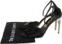 Salvatore Ferragamo Pre-owned Satin sandals Black Dames - Thumbnail 8
