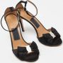 Salvatore Ferragamo Pre-owned Satin sandals Black Dames - Thumbnail 4