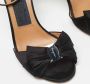 Salvatore Ferragamo Pre-owned Satin sandals Black Dames - Thumbnail 7