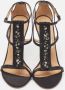 Salvatore Ferragamo Pre-owned Satin sandals Black Dames - Thumbnail 3