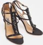 Salvatore Ferragamo Pre-owned Satin sandals Black Dames - Thumbnail 4