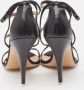 Salvatore Ferragamo Pre-owned Satin sandals Black Dames - Thumbnail 5