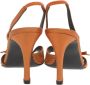 Salvatore Ferragamo Pre-owned Satin sandals Orange Dames - Thumbnail 4