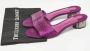 Salvatore Ferragamo Pre-owned Satin sandals Purple Dames - Thumbnail 8