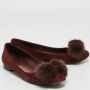 Salvatore Ferragamo Pre-owned Suede flats Red Dames - Thumbnail 3