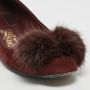 Salvatore Ferragamo Pre-owned Suede flats Red Dames - Thumbnail 6