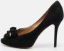 Salvatore Ferragamo Pre-owned Suede heels Black Dames - Thumbnail 2