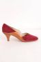 Salvatore Ferragamo Pre-owned Suede heels Red Dames - Thumbnail 2