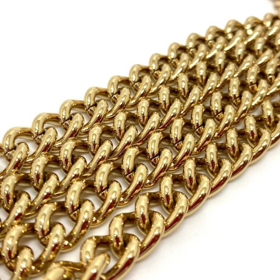 Salvatore Ferragamo Pre-owned Tweedehands Boogdetail Ketting Schoudertas