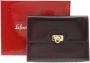 Salvatore Ferragamo Pre-owned Tweedehands Enveloppe Stijl Kaarthouder met Draaislot Sluiting Stijlvolle Portemonnee - Thumbnail 2