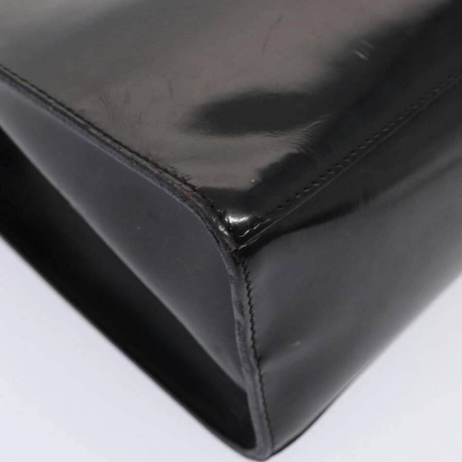 Salvatore Ferragamo Pre-owned Tweedehands Vintage Patent Leren Tote Schoen Embleem