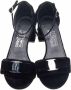 Salvatore Ferragamo Pre-owned Velvet sandals Black Dames - Thumbnail 2