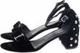 Salvatore Ferragamo Pre-owned Velvet sandals Black Dames - Thumbnail 3
