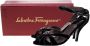 Salvatore Ferragamo Pre-owned Velvet sandals Black Dames - Thumbnail 7
