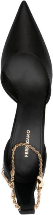 Salvatore Ferragamo Zwarte Dana 70 Pumps Black Dames
