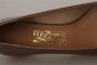 Salvatore Ferragamo Bruine Naplak Kalfsleren Pumps Schoenen Brown Dames - Thumbnail 6