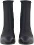 Salvatore Ferragamo Enkellaarzen van stretch napa-leer met gouden Gancini-hak Black Dames - Thumbnail 2