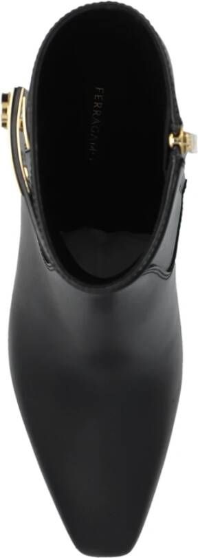 Salvatore Ferragamo Rol Enkellaarzen Black Dames