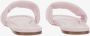 Salvatore Ferragamo Sandalen Leather Sandals With Logo in roze - Thumbnail 5