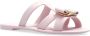 Salvatore Ferragamo Sandalen New Vara Rubber Sandals in roze - Thumbnail 5