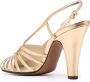 Salvatore Ferragamo Hoge hak paillet sandalen Beige Dames - Thumbnail 2