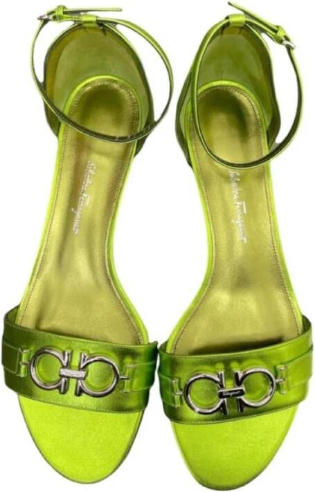 Salvatore Ferragamo Hoge hak sandalen Groen Dames