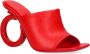 Salvatore Ferragamo Hoge Hak Sandalen Rood Dames - Thumbnail 2