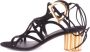 Salvatore Ferragamo Hoge Hak Sandalen Black Dames - Thumbnail 3