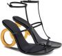 Salvatore Ferragamo Zwarte Sandalen met Runway Gancio T.10.5 Black Dames - Thumbnail 3