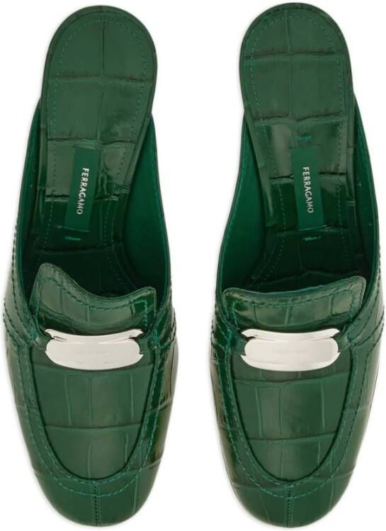 Salvatore Ferragamo Sandals Green Dames