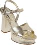 Salvatore Ferragamo Sonya Hoge Hak Sandalen Grijs Dames - Thumbnail 2