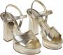 Salvatore Ferragamo Sonya Hoge Hak Sandalen Grijs Dames - Thumbnail 5