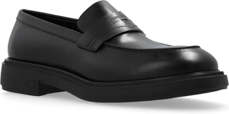 Salvatore Ferragamo Schoenen Caligola type loafers Black Heren
